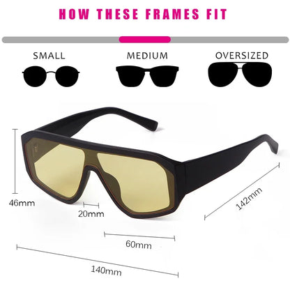 Trend Mirror Lens Sunglasses