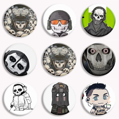 Call of Duty Button Pins