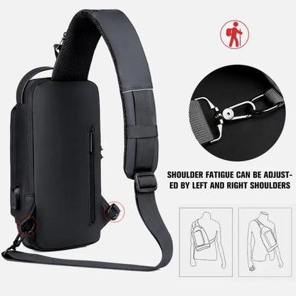 USB Crossbody Anti-Theft Sling Bag