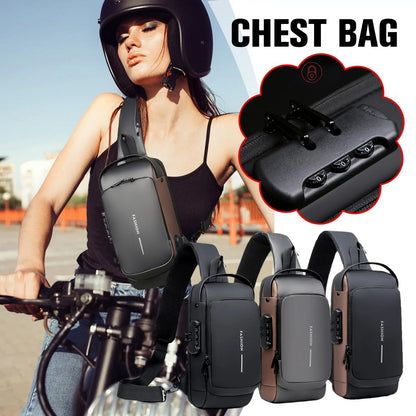 USB Crossbody Anti-Theft Sling Bag