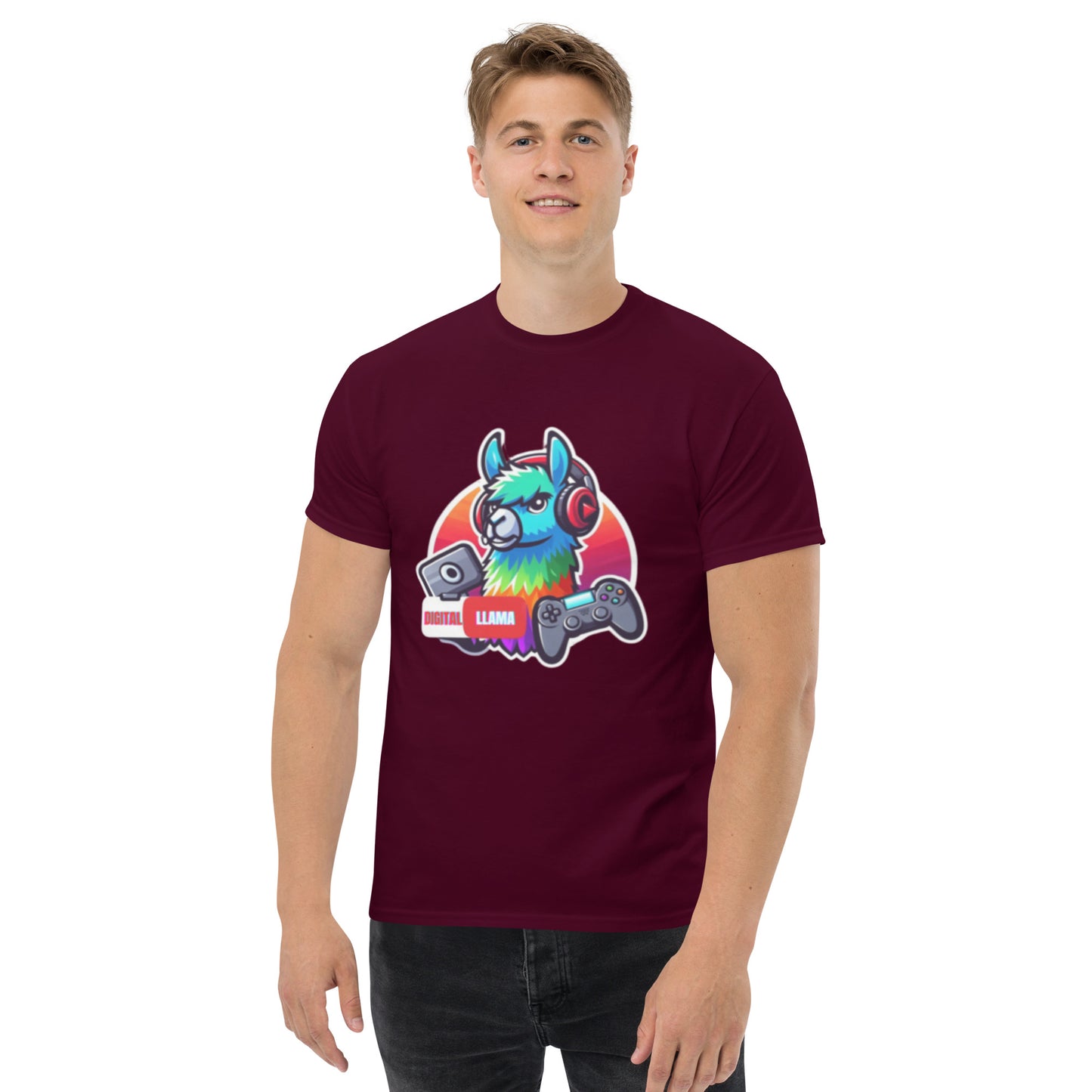 Digital Llama Men's Classic Tee