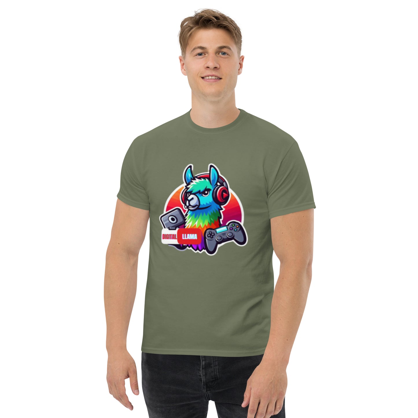 Digital Llama Men's Classic Tee