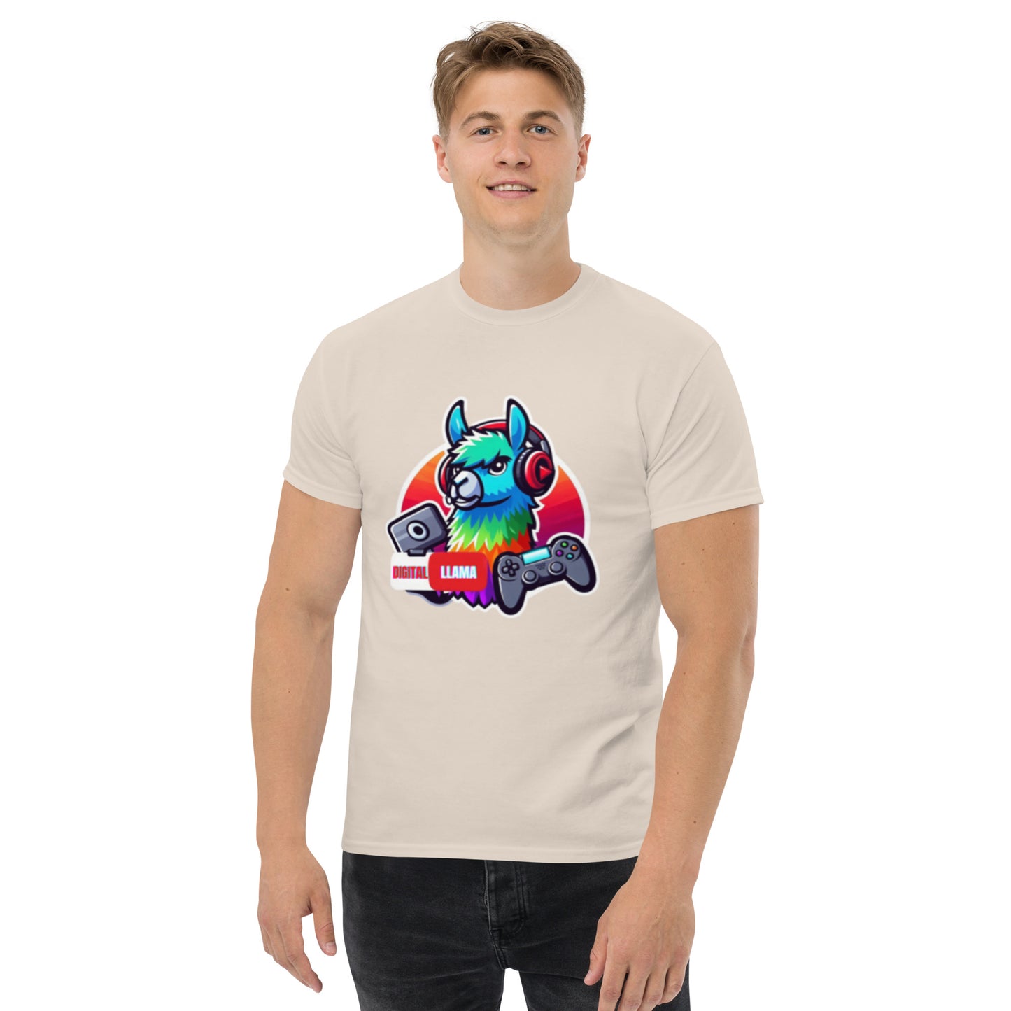 Digital Llama Men's Classic Tee