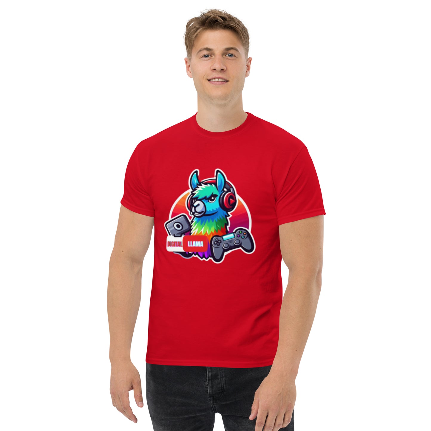 Digital Llama Men's Classic Tee