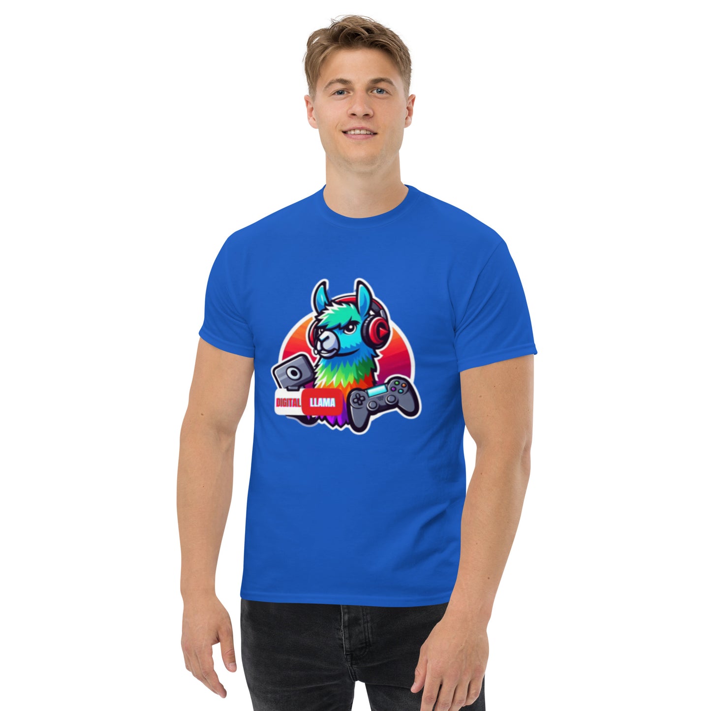 Digital Llama Men's Classic Tee