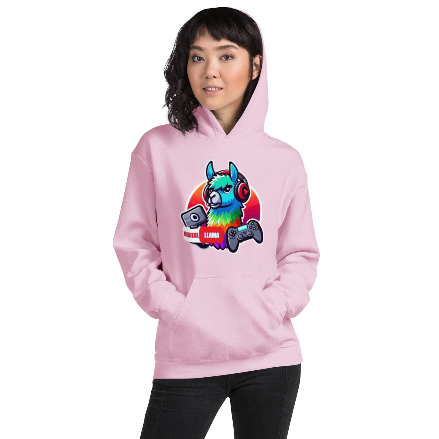 Digital Llama Unisex Hoodie