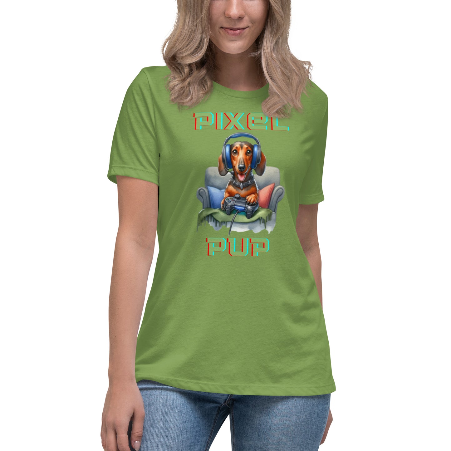 Pixel Pup Women's Relaxed T-Shirt