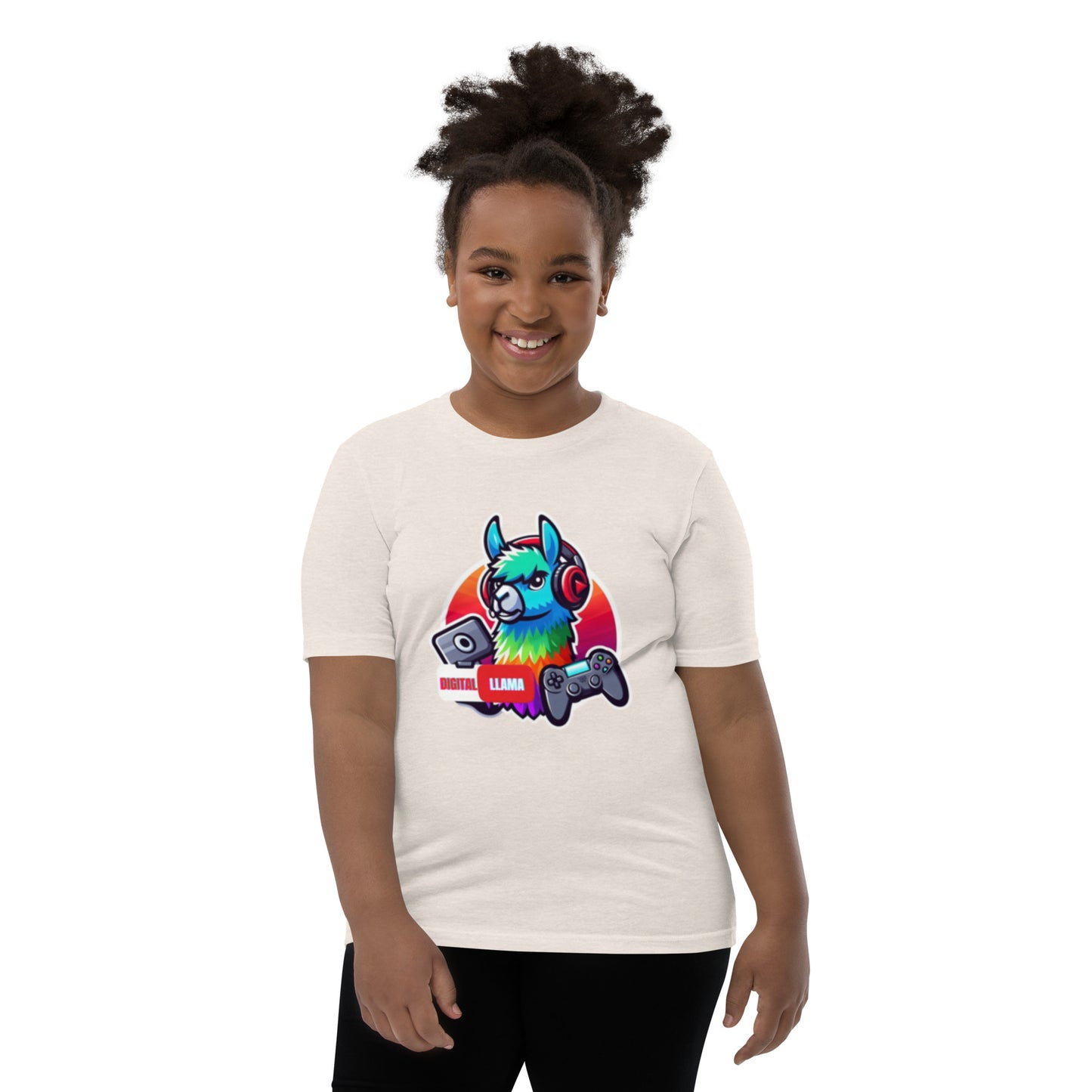 Digital Llama Youth T-Shirt