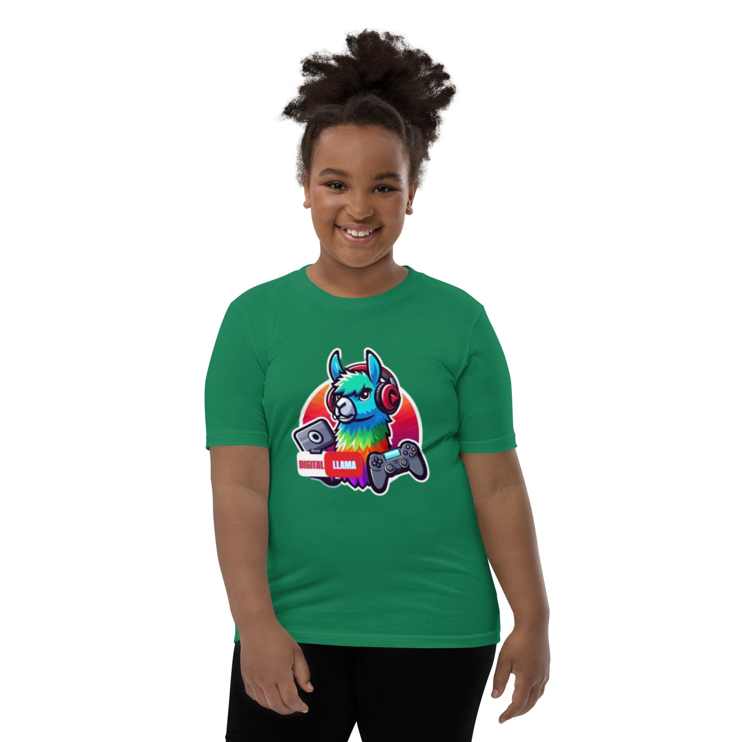 Digital Llama Youth T-Shirt