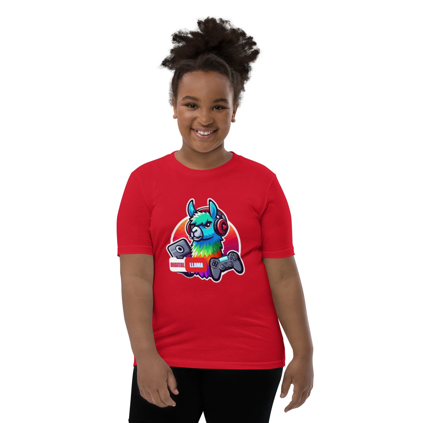 Digital Llama Youth T-Shirt