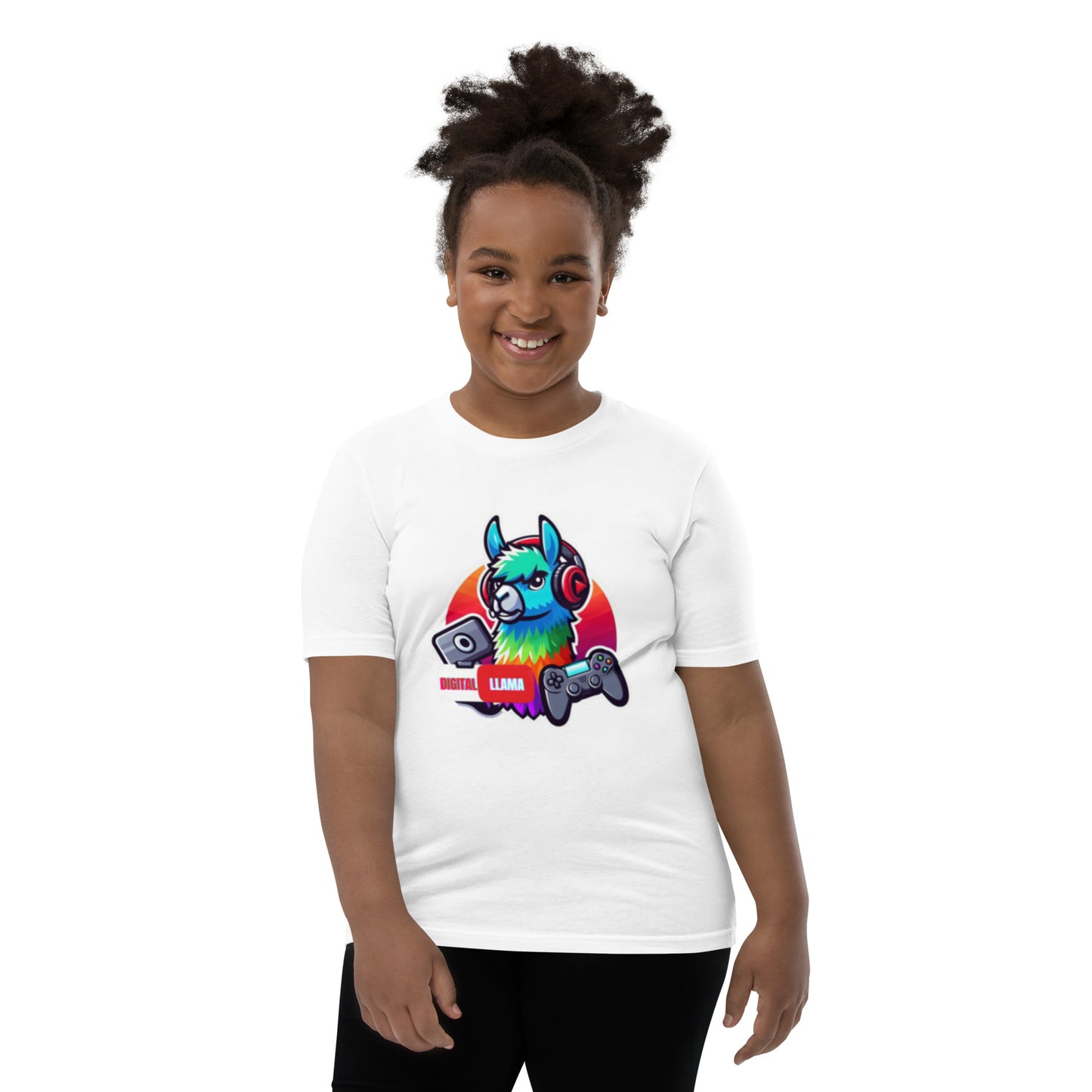 Digital Llama Youth T-Shirt